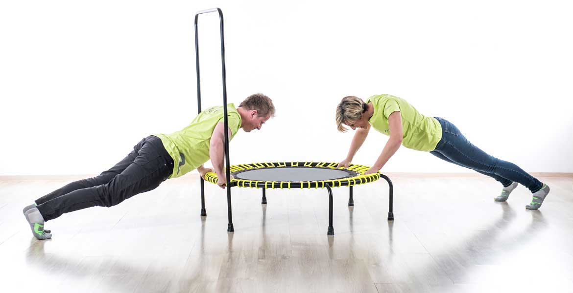 Trampoline cheap balance exercises